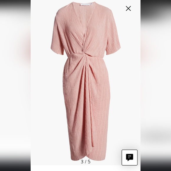 All in Favor Terracotta Midi Dress - Picture 6 of 8